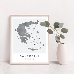 santorini poster