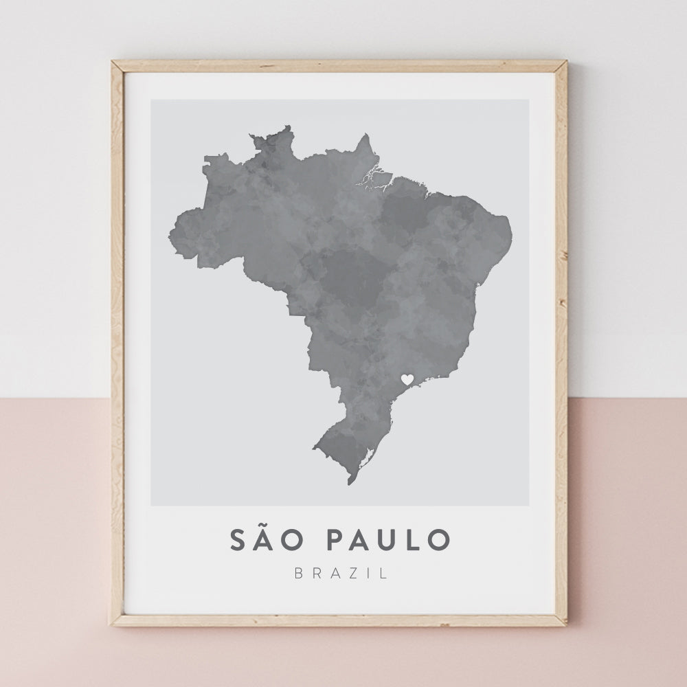 map of sao paulo brazil