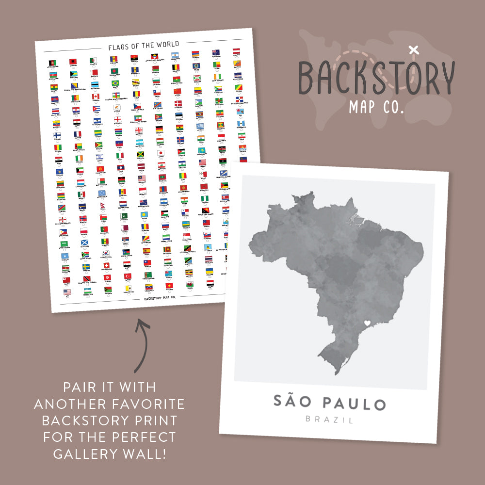 brazil travel poster