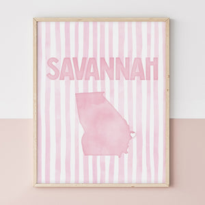 cute savannah poster