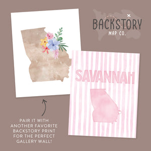 cute savannah georgia art prints