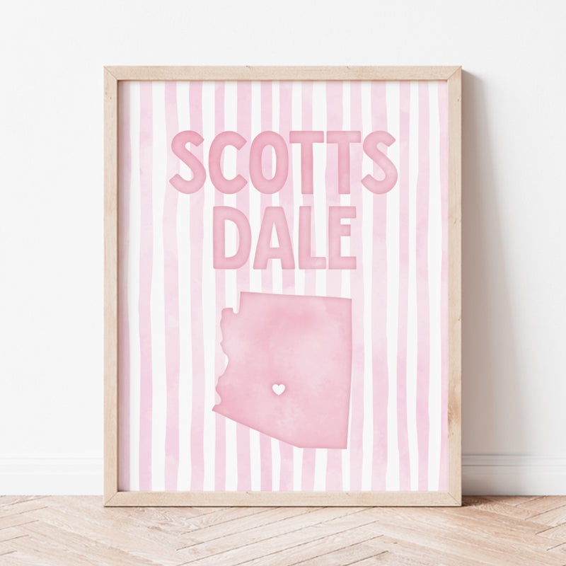 cute scottsdale poster