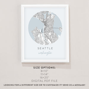 seattle washington poster