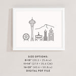 Load image into Gallery viewer, seattle skyline
