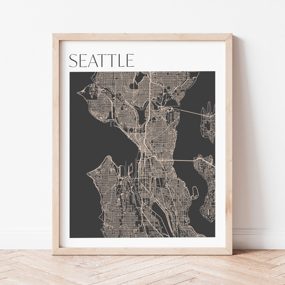 cute seattle posters