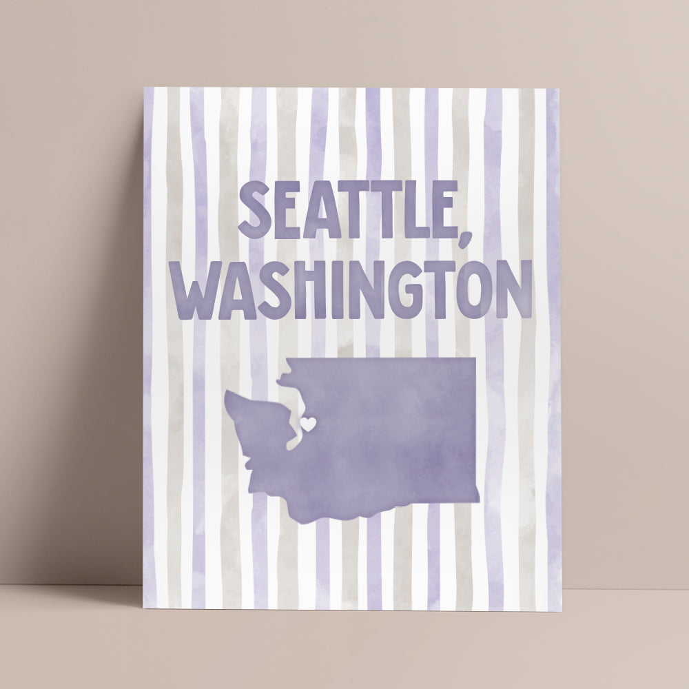 Seattle, Washington Poster