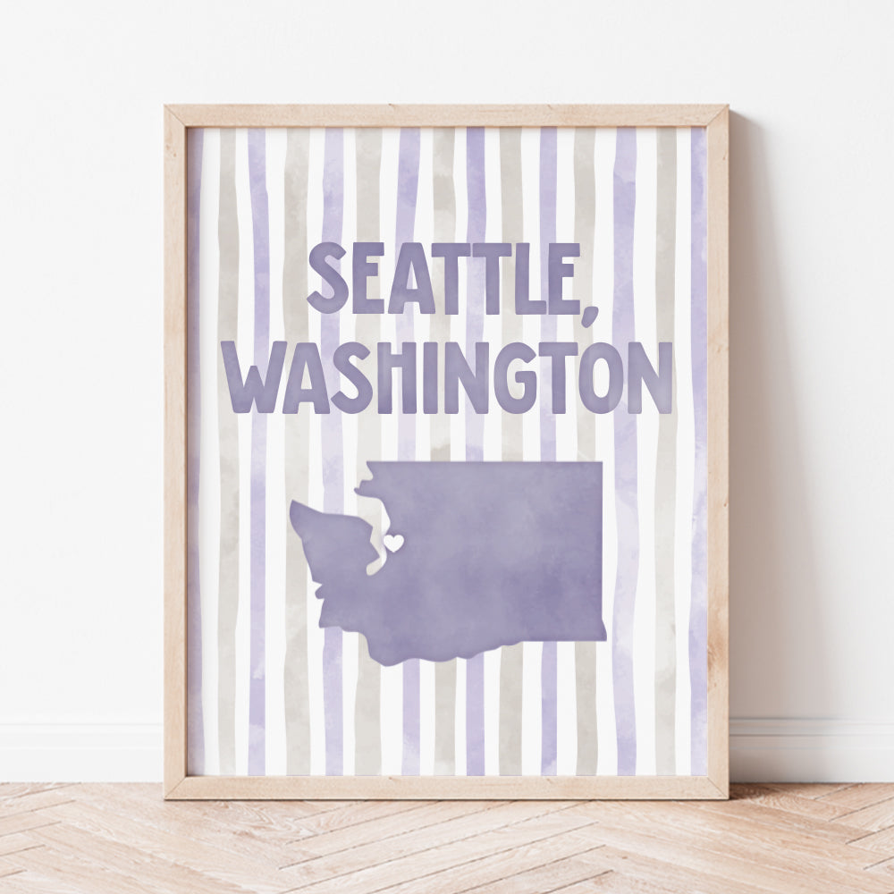Seattle, Washington Poster