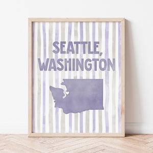 Seattle, Washington Poster