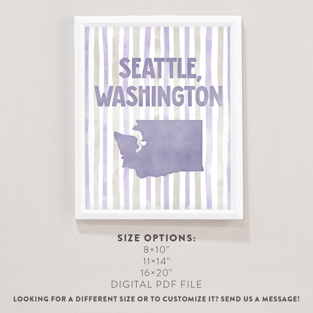 Seattle, Washington Poster