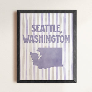 Seattle, Washington Poster