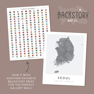 seoul south korea poster