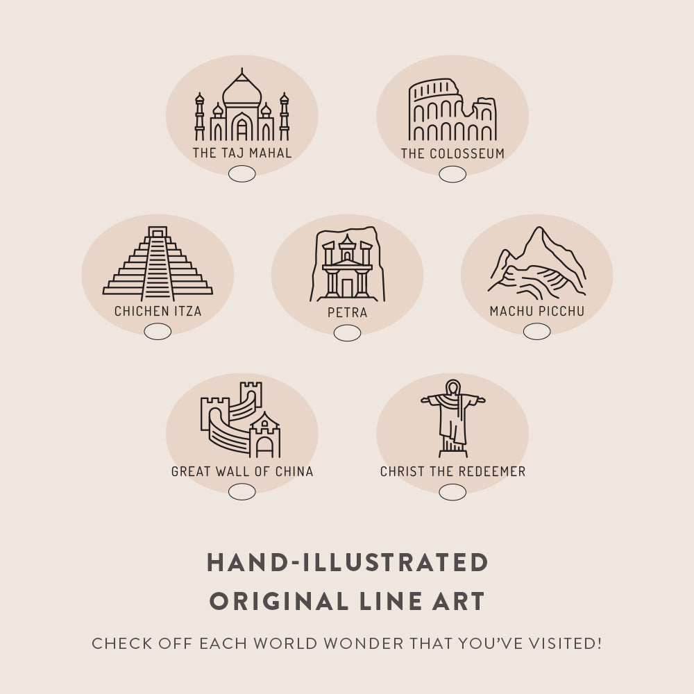 seven wonders of the world bucket list