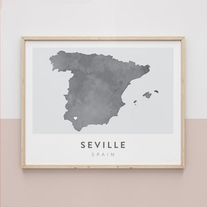 map of seville