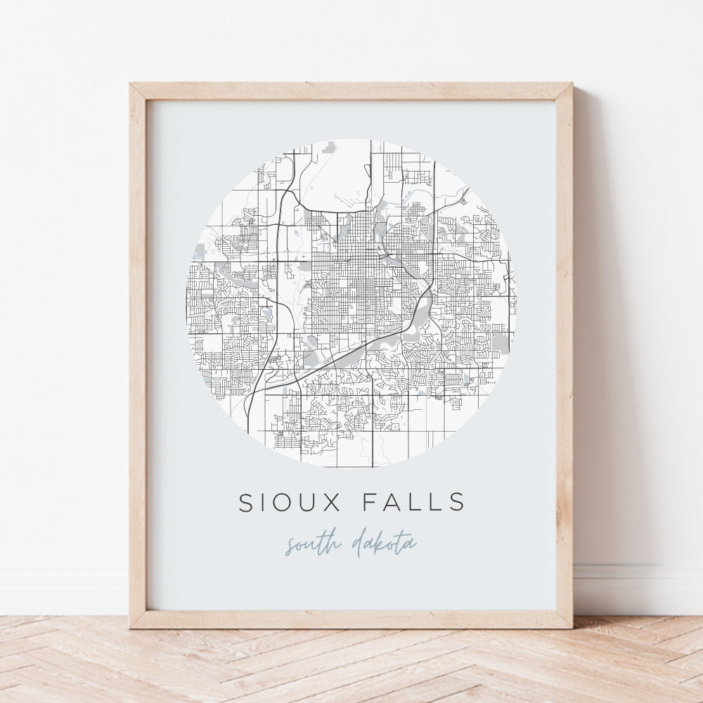 sioux falls sd map