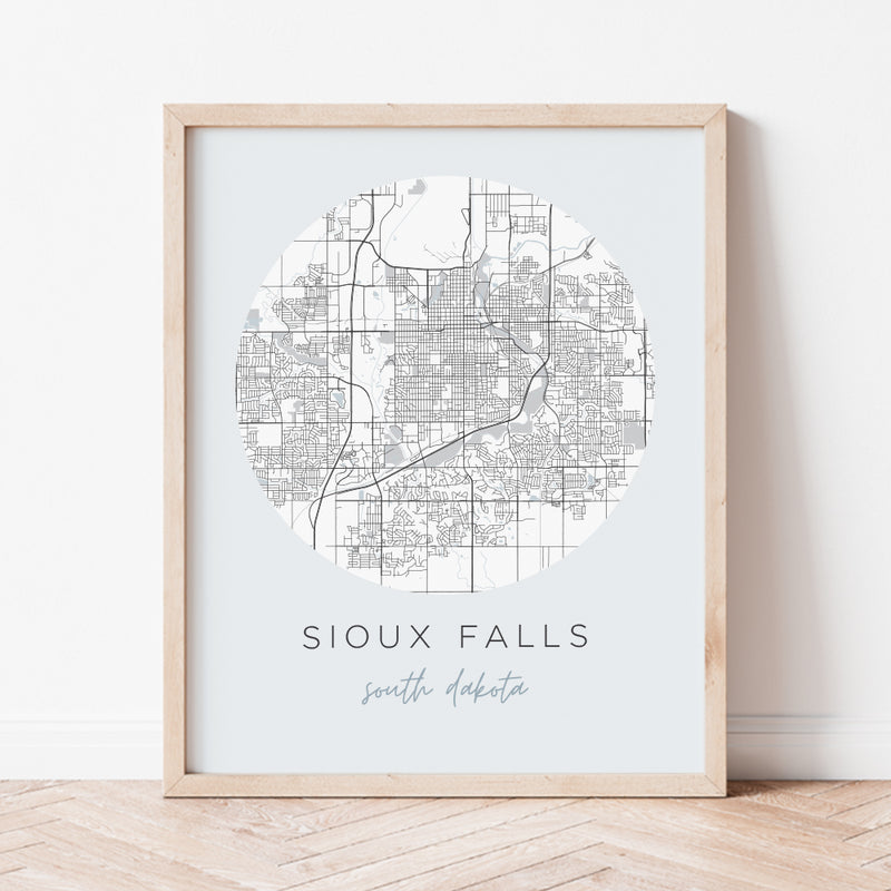 sioux falls sd map