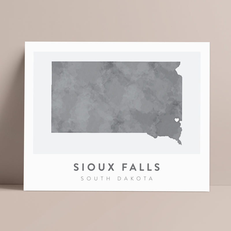 map of sioux falls