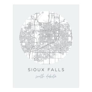 sioux falls map