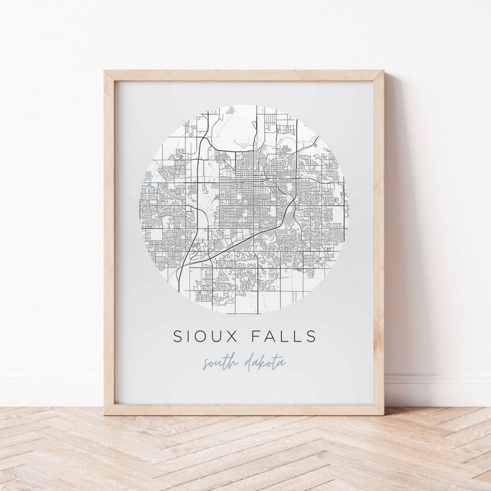 sioux falls map