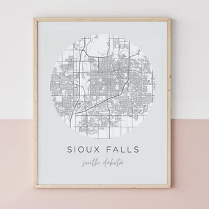 sioux falls map