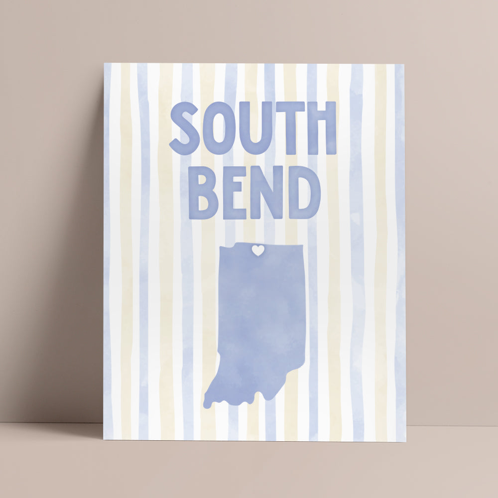 South Bend, Indiana Poster