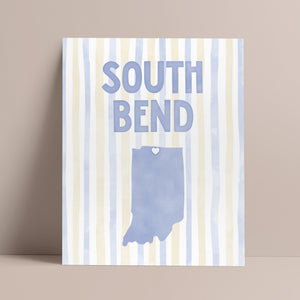 South Bend, Indiana Poster