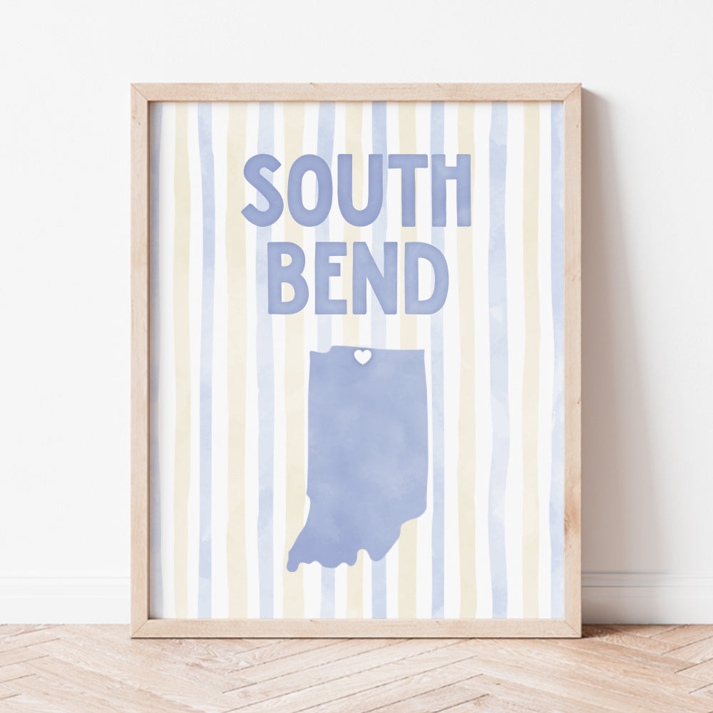 South Bend, Indiana Poster