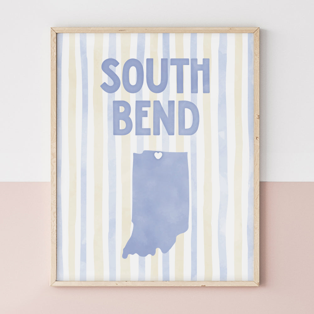 South Bend, Indiana Poster