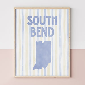 South Bend, Indiana Poster