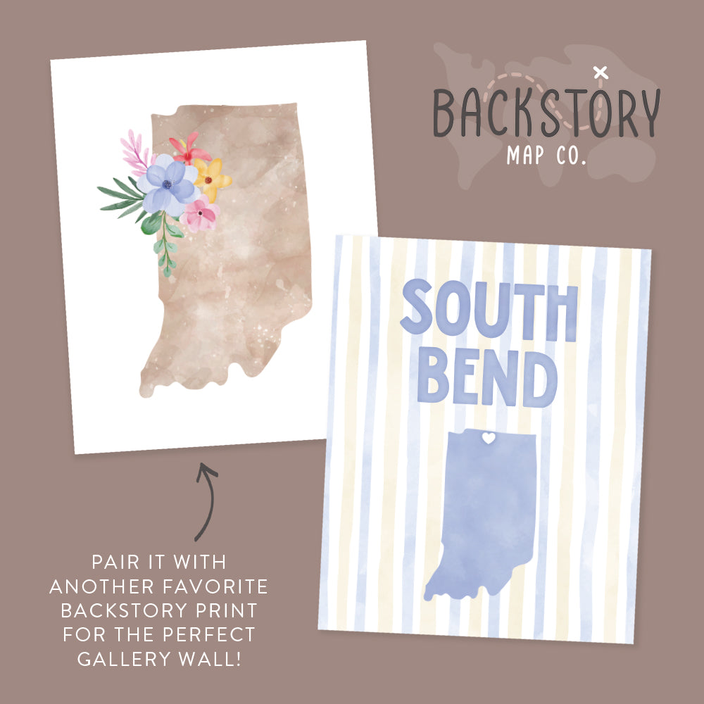 South Bend, Indiana Poster