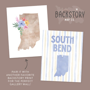 South Bend, Indiana Poster