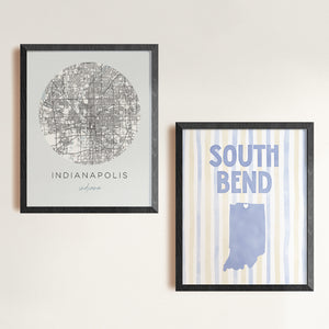 South Bend, Indiana Poster