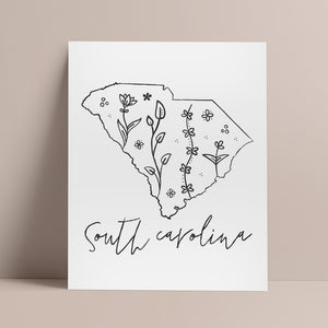 south carolina wall art
