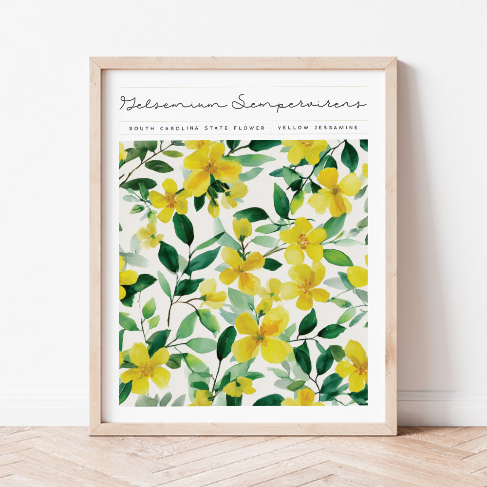 south carolina state flower yellow jessamine