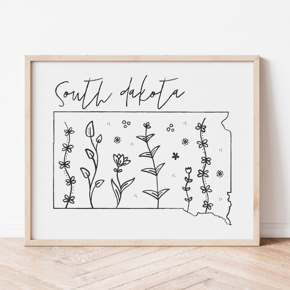 south dakota wall art