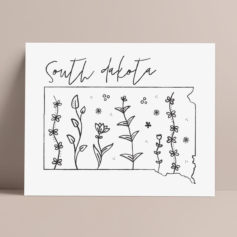 south dakota wall art