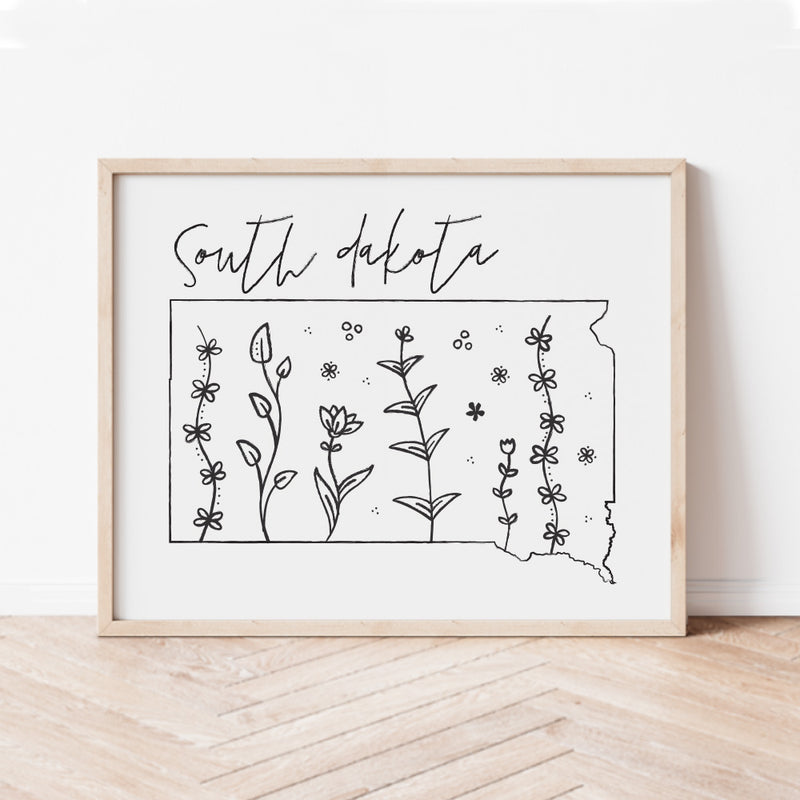 south dakota outline