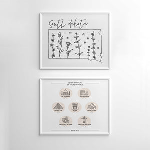 south dakota wall art