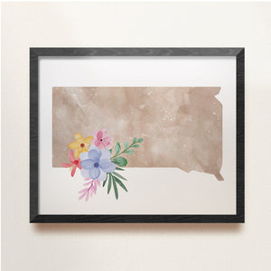 south dakota art print