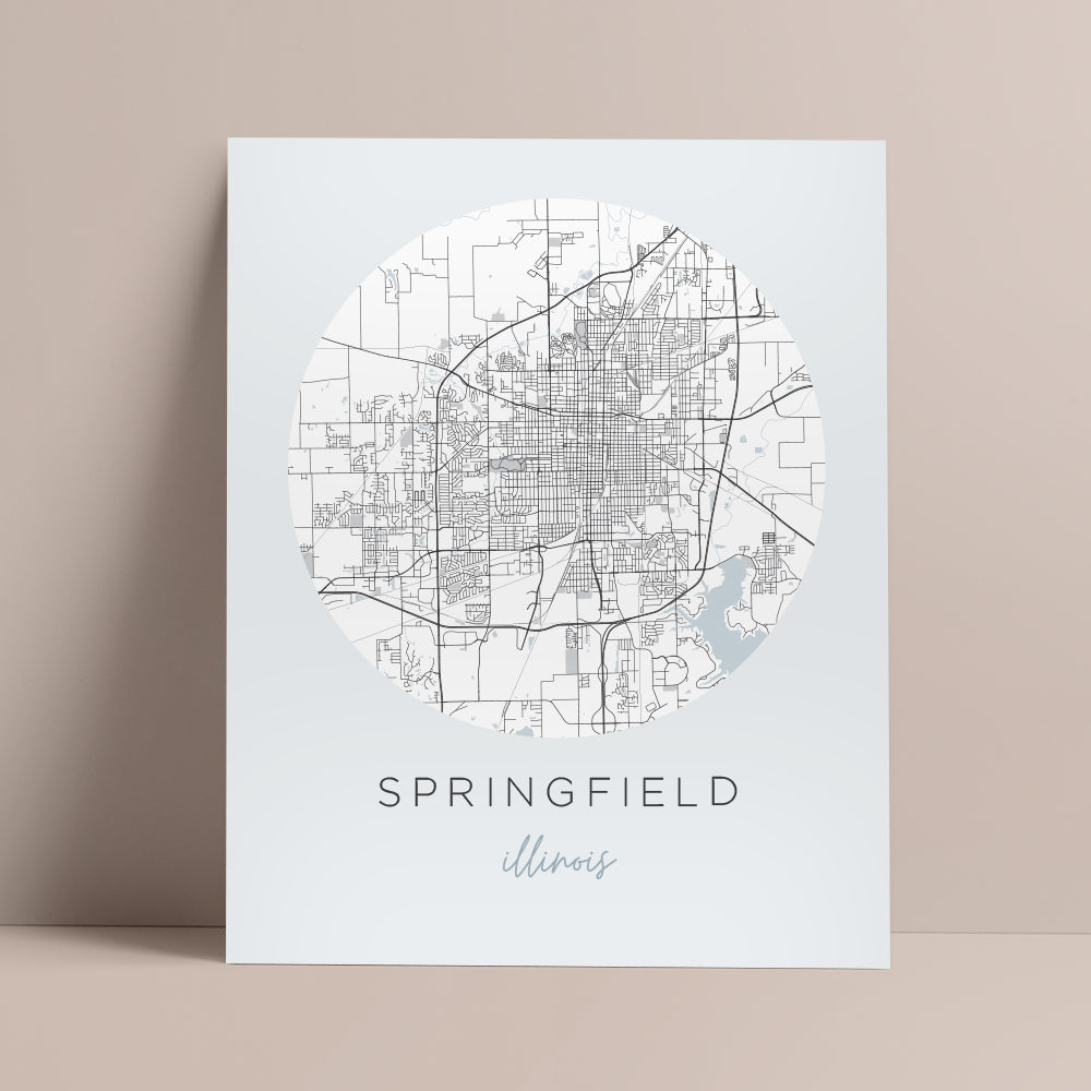 springfield illinois map