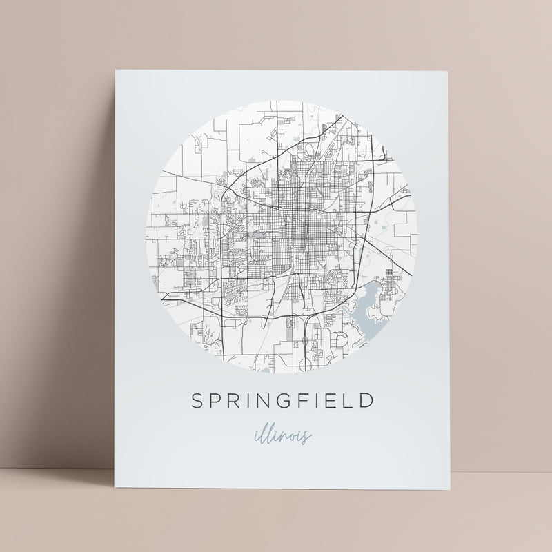 springfield illinois map