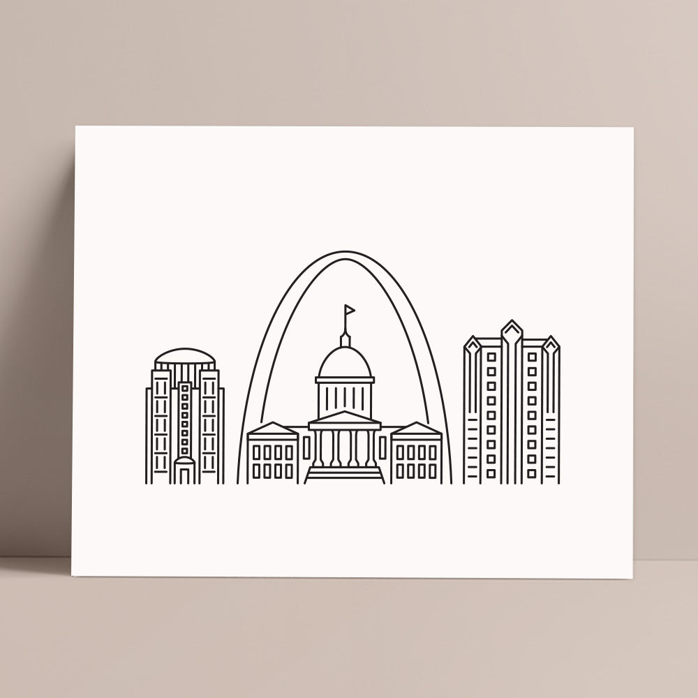 st louis skyline art