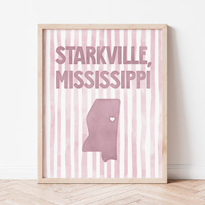 Starkville, Mississippi Poster
