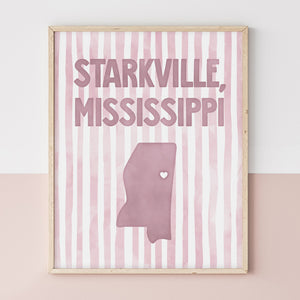 Starkville, Mississippi Poster