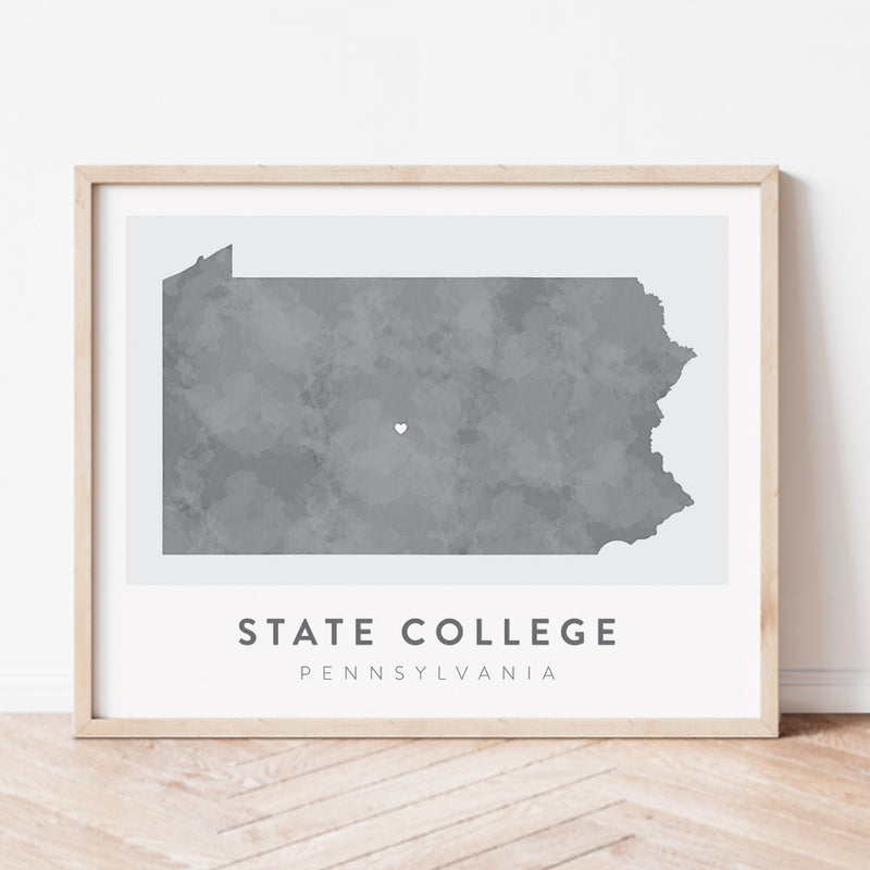 state college pa map