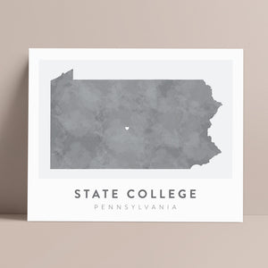 map of state college pa