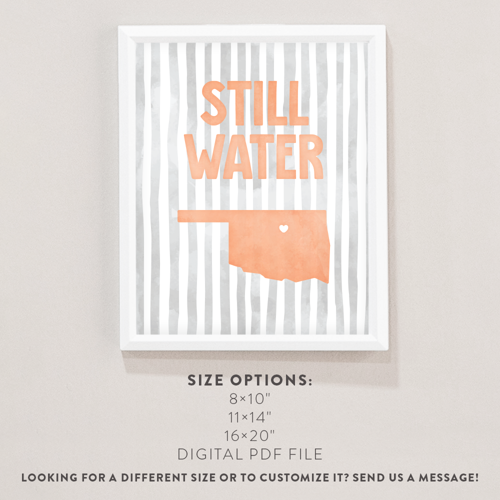 Stillwater, Oklahoma Poster