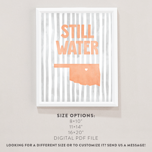 Stillwater, Oklahoma Poster
