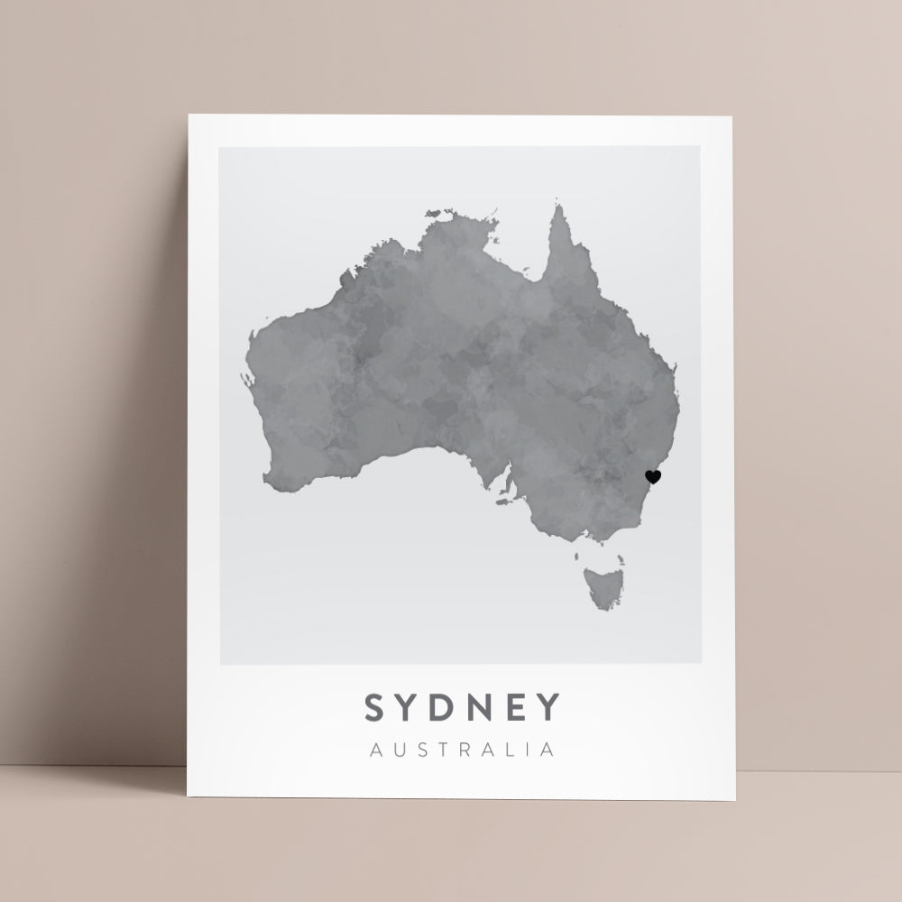 map of sydney australia