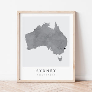 sydney australia map