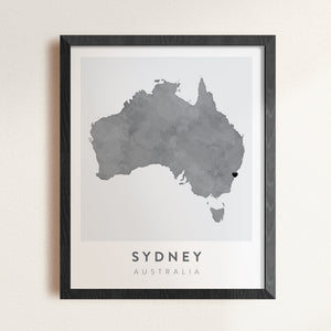 sydney map poster